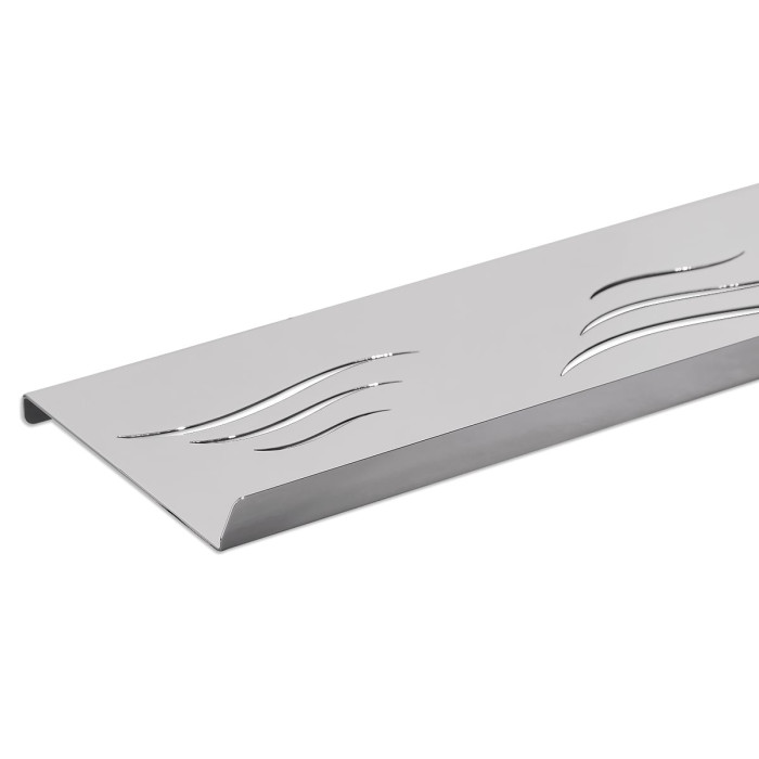 Полка в ванную Laris Wave 400 прямая