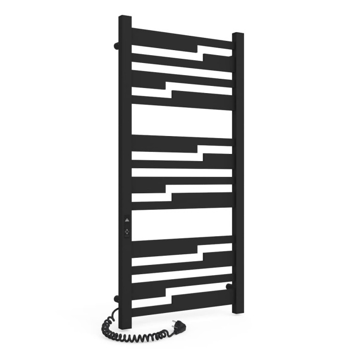 Электрическое полотенцесушитель Laris Зебра Тетрис ЧФ(Ч)12 500 х 1100 Е (подкл. слева)