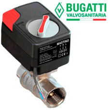 Кран з електроприводом Mastino / Bugatti 220В (3/4 дюйма - 20 мм.)