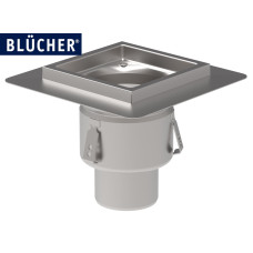 Промисловий трап Blucher 767.402.110, нержавіюча сталь, вертикальний вихід DN110