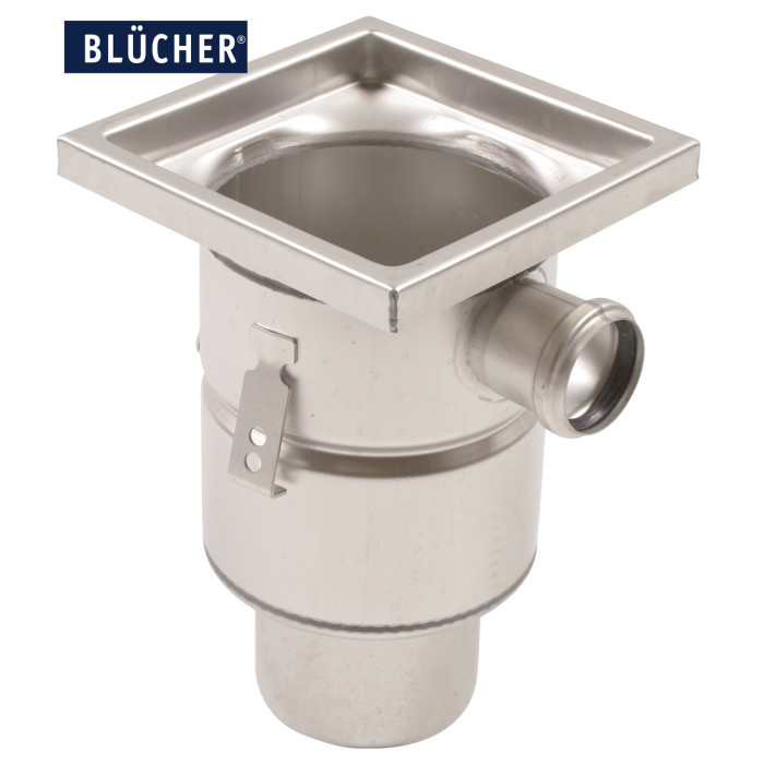 Промисловий трап Blucher 760.402.110.91 S, нержавіюча сталь, вертикальний вихід DN110