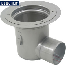 Промисловий трап Blucher 763.602.110, нержавіюча сталь, горизонтальний вихід DN110