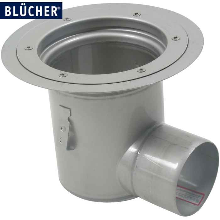 Промисловий трап Blucher 763.602.110, нержавіюча сталь, горизонтальний вихід DN110