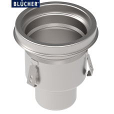 Промисловий трап Blucher 766.502.110, нержавіюча сталь, вертикальний вихід D110 (для епоксидних полів)