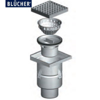 Промисловий трап Blucher 760.402.075  нержавіюча сталь, вертикальний вихід DN75