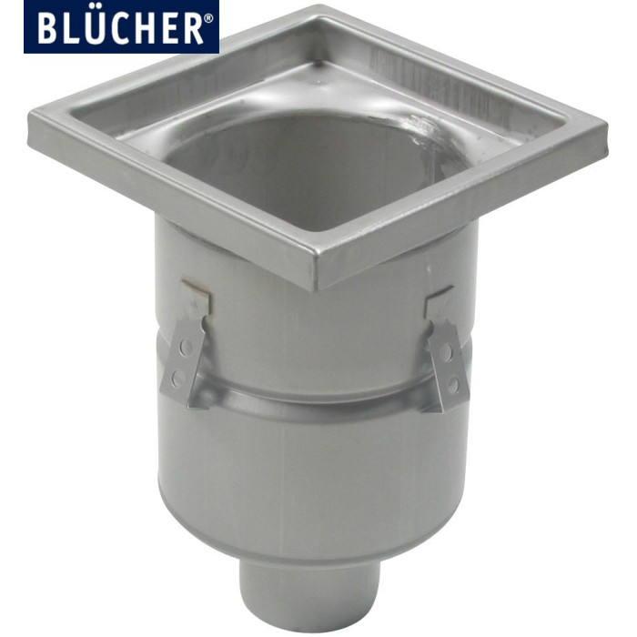 Промисловий трап Blucher 760.402.075  нержавіюча сталь, вертикальний вихід DN75