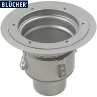 Промисловий трап Blucher 766.602.110, нержавіюча сталь, вертикальний вихід DN110