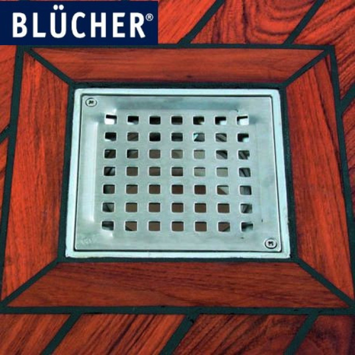 Промисловий трап (для кухні, цеху) Blucher 761.402.110, нержавіюча сталь, вертикальний вихід D110