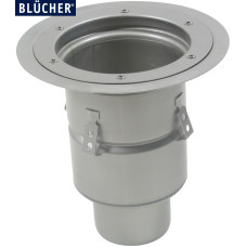 Промисловий трап Blucher 760.602.110, нержавіюча сталь, вертикальний вихід DN110