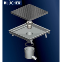 Решітка 494х494 для промислового трапа BLUCHER 500х500 арт. 696.223.494.495