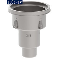 Промисловий трап Blucher 755.513.110, нержавіюча сталь, вертикальний вихід DN110