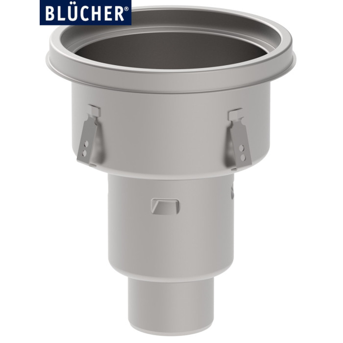 Промисловий трап Blucher 755.513.110, нержавіюча сталь, вертикальний вихід DN110