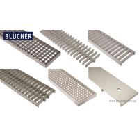 Решітка HYGIENICPRO 145x499 для промислового каналу BLUCHER 150х500 арт. 697.250.150.50