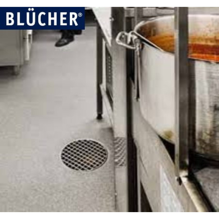 Промисловий трап Blucher 755.573.110 з корзиною для сміття 7 л, нержавіюча сталь, вертикальний вихід DN110