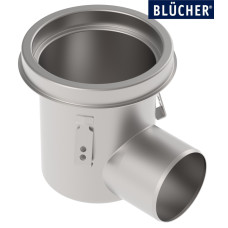 Промисловий трап Blucher 763.502.110, нержавіюча сталь, горизонтальний вихід DN110