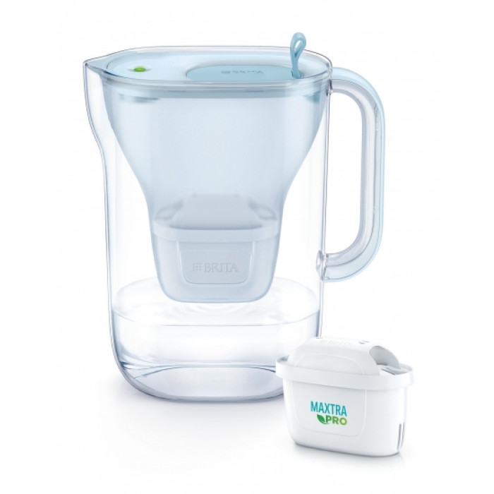 Brita Фільтр-глечик Style LED MXPro 2.4л (1.4л очищеної води) синій