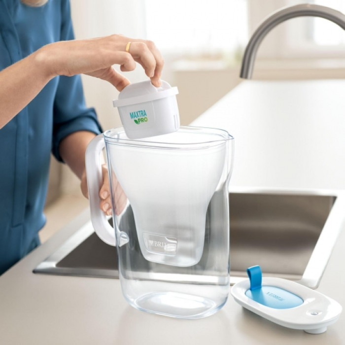 Brita Фільтр-глечик Style LED MXPro 2.4л (1.4л очищеної води) синій