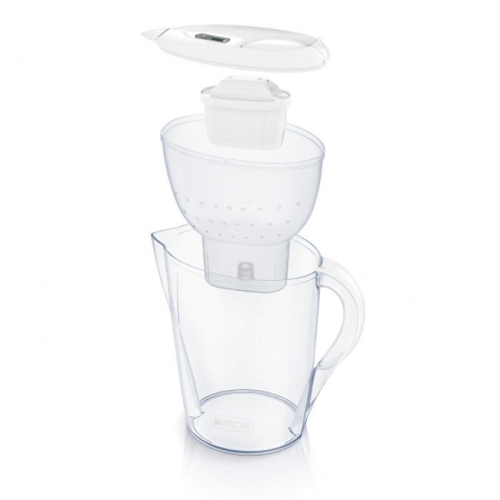 Brita Фільтр-глечик Marella XL Memo MXPro 3.5л (2л очищеної води) + 3 картриджа білий