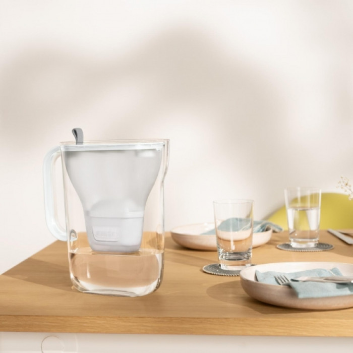 Brita Фільтр-глечик Style XL LED MXPro 3.6л (2.3л очищеної води) сірий