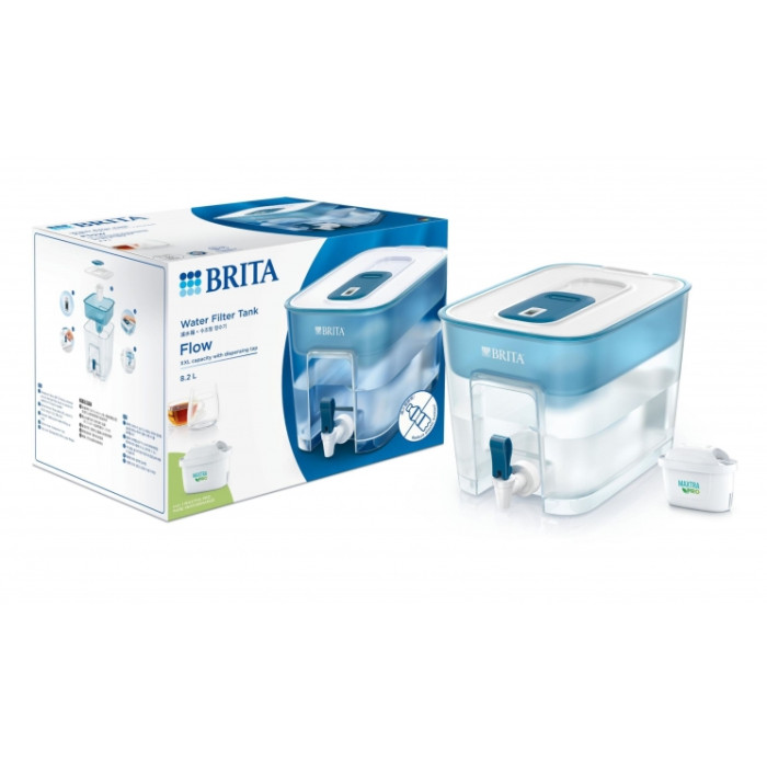 Brita Фільтр для води Flow Memo MXPro 8.2л (5.2л очищеної води) синій
