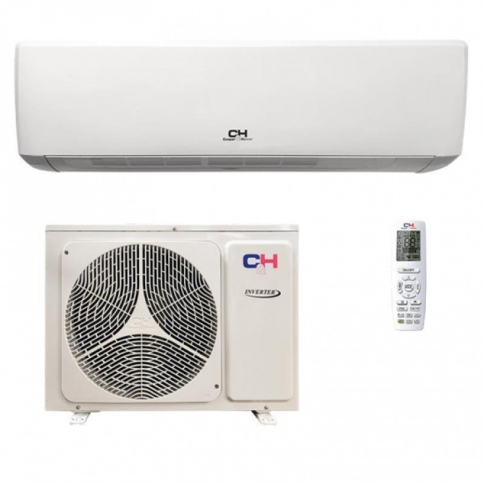 Cooper&Hunter Кондиционер Vital Inverter CH-S24FTXF2-NG, 70 м2, инвертор, A++/A+, до -15°С, Wi-Fi, R32, белый