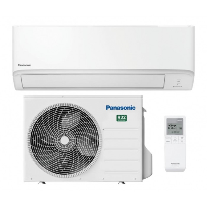 Panasonic Кондиционер Super Compact CS-TZ50ZKEW/CU-TZ50ZKE, 52 м2, инвертор, A++/A+, до -15°С, Wi-Fi, R32, белый