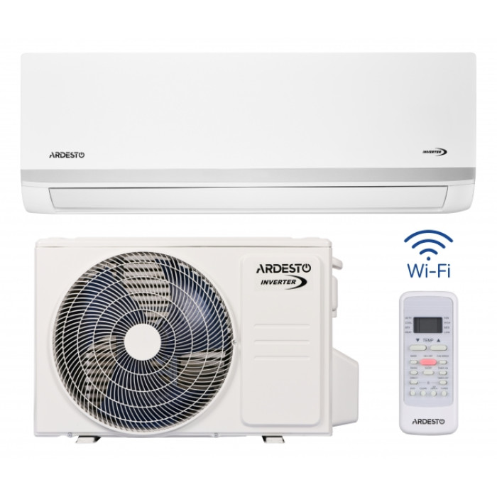 ARDESTO Кондиционер ACM-09INV-R32-WF-AG-S, 25 м2, инвертор, A++/A+, до -15°С, Wi-Fi, R32, белый