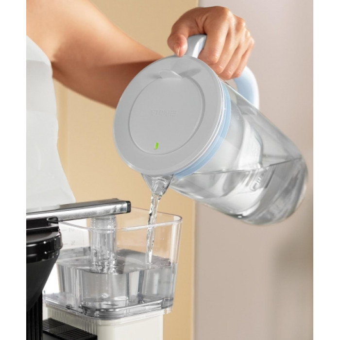 Brita Фільтр-глечик Glass Jug One, скляний, 2.5л, синій