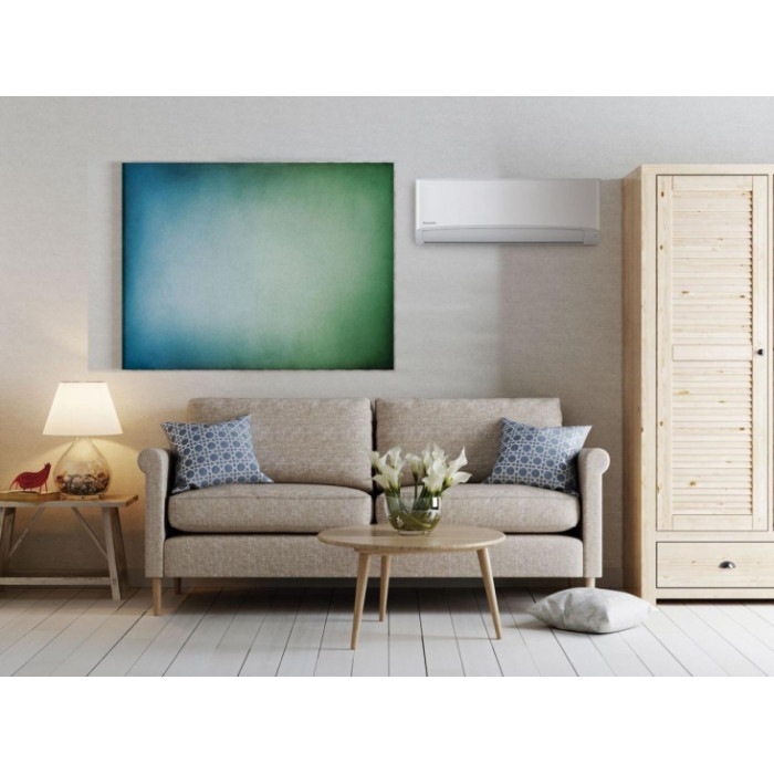 Panasonic Кондиционер Super Compact CS-TZ35ZKEW/CU-TZ35ZKE, 35 м2, инвертор, A++/A++, до -15°С, Wi-Fi, R32, белый
