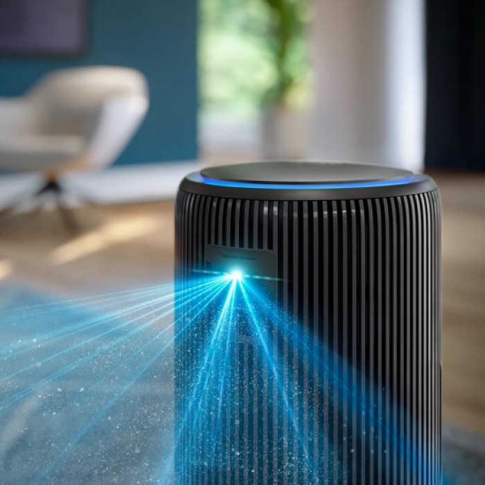 Philips Очисник повітря PureProtect 3200, 135м2, 520м3/год, HEPA +вугільний фільтр, Wi-Fi, 5 режими, синьо-сірий
