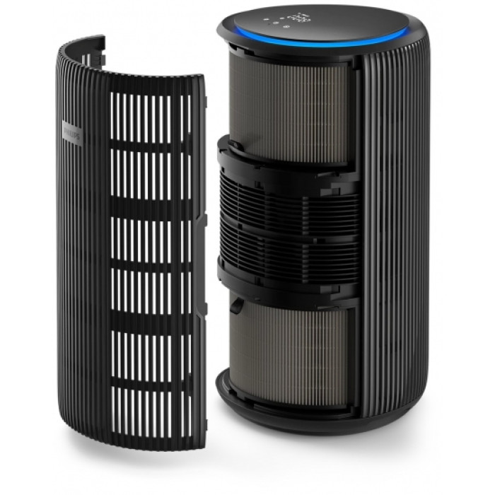 Philips Очисник повітря PureProtect 3200, 135м2, 520м3/год, HEPA +вугільний фільтр, Wi-Fi, 5 режими, синьо-сірий