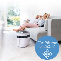 Beurer Очисник повітря Maremed, 50м2, 150м3/год, дисплей, білий