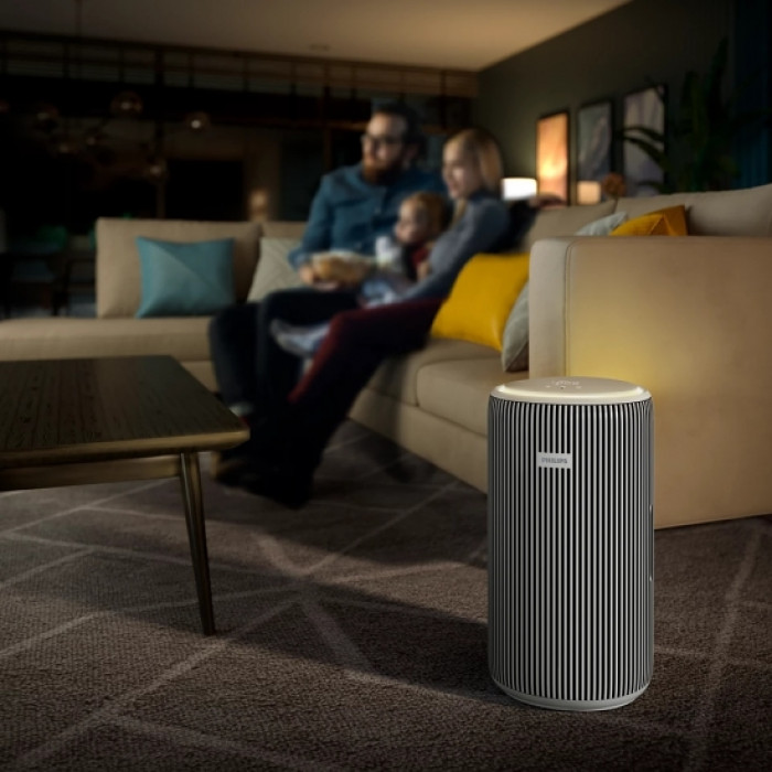 Philips Очисник повітря Series 3200, 135м2, 520м3/год, HEPA +вугільний фільтр, Wi-Fi, 5 режими, сріблясто-білий