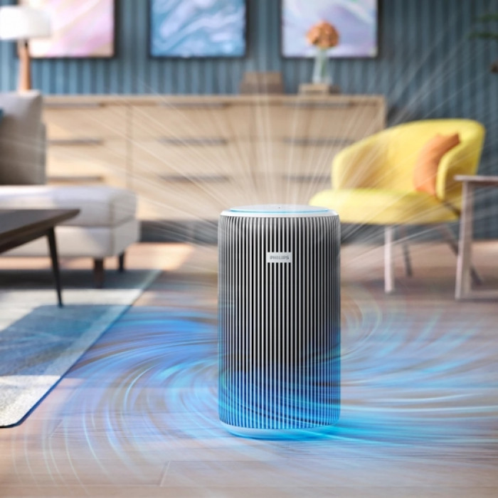 Philips Очисник повітря Series 3200, 135м2, 520м3/год, HEPA +вугільний фільтр, Wi-Fi, 5 режими, сріблясто-білий
