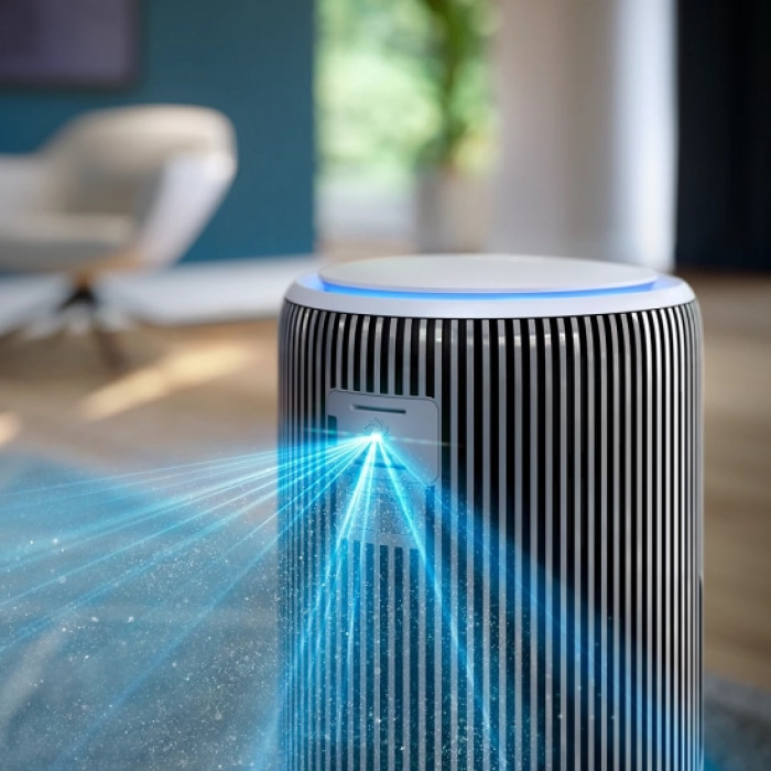 Philips Очисник повітря Series 3200, 135м2, 520м3/год, HEPA +вугільний фільтр, Wi-Fi, 5 режими, сріблясто-білий