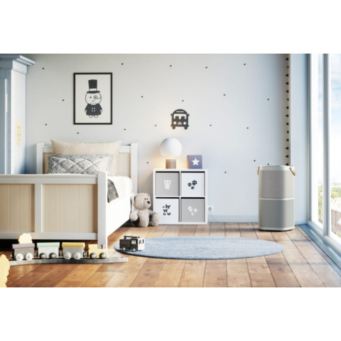 Electrolux Очисник повітря, 92м2, 442м3/год, дисплей, 5-и шаровий HEPA фільтр, Wi-Fi, 9 режимів, сірий