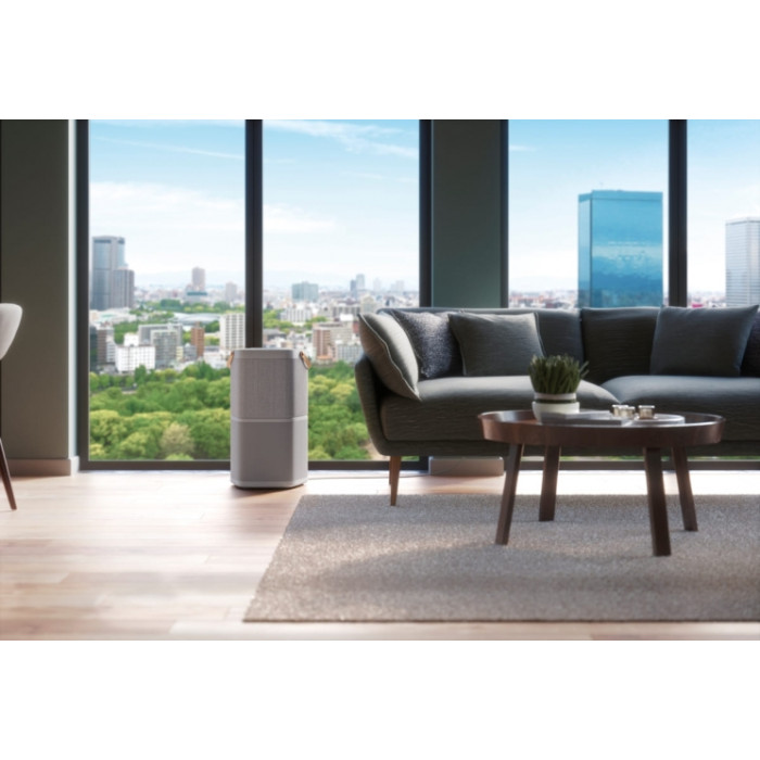 Electrolux Очисник повітря, 92м2, 442м3/год, дисплей, 5-и шаровий HEPA фільтр, Wi-Fi, 9 режимів, сірий