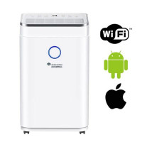 MYCOND Осушувач повітря Roomer Smart 25 побутовий, 25л.на добу, 180м3/год, 50м2, дисплей, ел. кер-ня, Wi-Fi, таймер, авто вимк., білий
