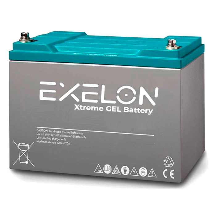 Аккумуляторная батарея EXELON 150-12 GEL 12V 150 Ah (483 x 170 x 238), 43.6 кг Grey Q1/48
