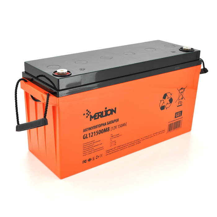 Аккумуляторная батарея MERLION GL121500M8 12 V 150 Ah (483 х 170 х 240) Q1/24