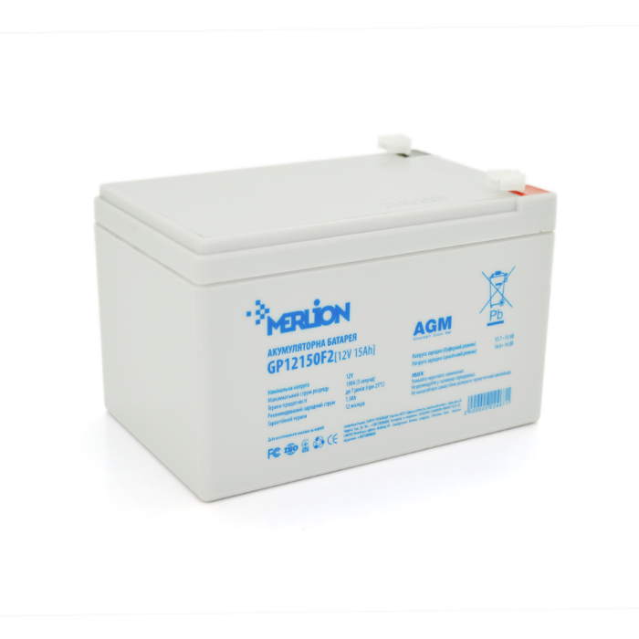 Аккумулятор MERLION AGM GP12150F2 12 V 15 Ah ( 150 x 98 x 95 (100) ) Q6/192