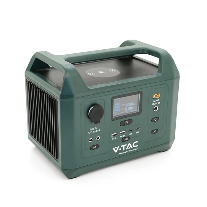 Портативне джерело живлення V-TAC VT-303N, 300W, LiFePO4(IRF32135 19.2V 15Ah/288Wh) (249/171.5/208) 4,3kg