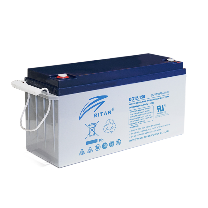 Аккумуляторная батарея GEL RITAR DG12-150, Gray Case, 12V 150.0Ah (483 х 170 х 242) Q1/25