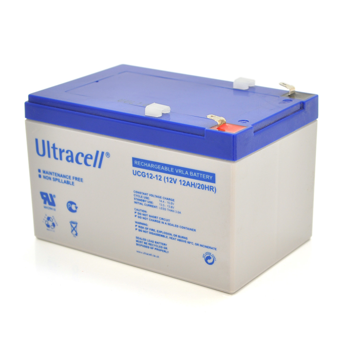 Аккумуляторная батарея Ultracell UCG 12-12 AGM 12V 12 Ah (158x 98 x 101) White Q6/444