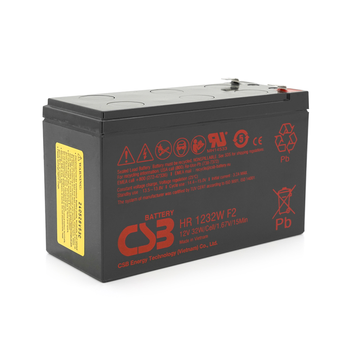 Аккумуляторная батарея CSB HR1232WF2, 12V 9Ah (151х65х101мм) Q10/420