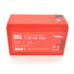 Літій-залізо-фосфатний акумулятор Merlion LiFePO4 12.8V 9AH (4S3P/BMS-10A), (151x65x100), 1,34kg  for UPS, до 5000 циклів, Q12
