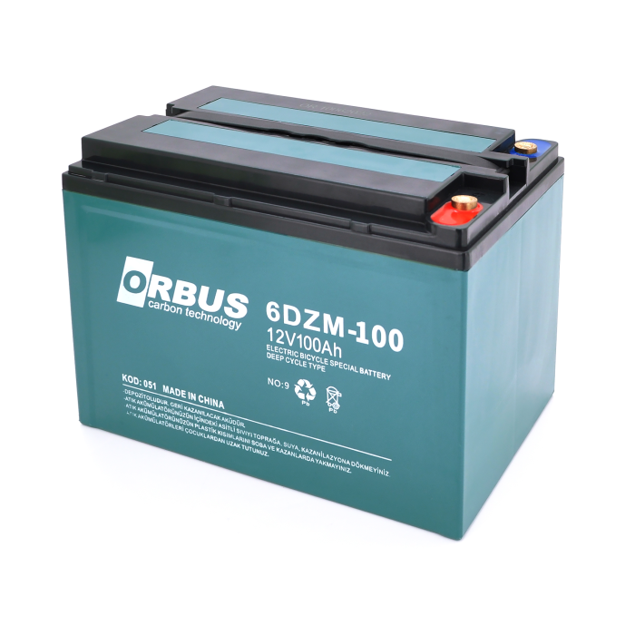 Аккумуляторная батарея ORBUS 6-DZM-100 12V 100 Ah (215 x 140 x 165) 16,5kg Q1/48