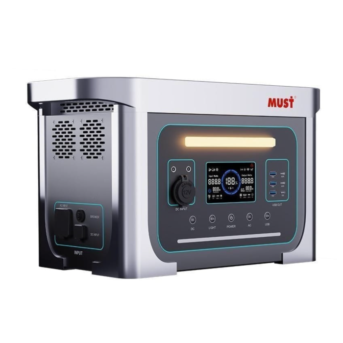 Must EM1024S 1000W, 1280WH, PV VOC60V/25A MPPT