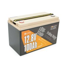 Акумуляторна батарея LiFePO4 Power Queen 12V 100Ah Low-Temp, 1280Wh, BMS 100A, 385/177/188мм