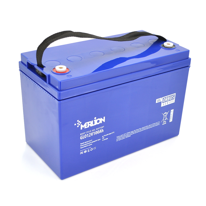 Аккумуляторная батарея MERLION ORBUS GLO12V100Ah (329 x 172 x 218) BLUE Q1/36